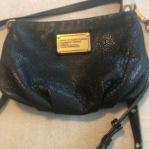 Marc by March small black leather cross body bag